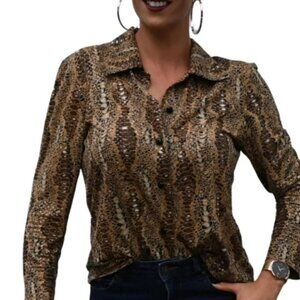 Vintage Selena kind of snake print size  x…